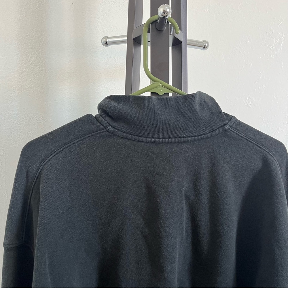 Reformation 1/4 zip black cropped sweater - Picture 5 of 5